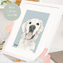 Personalised Hand Drawn Pet Dog Portrait, thumbnail 1 of 10