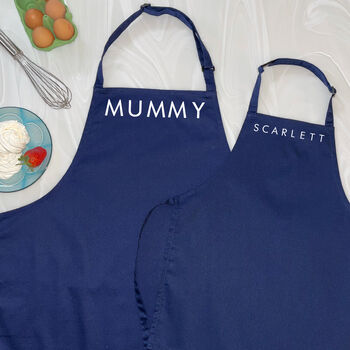 Personalised Mummy And Me Apron Set, 2 of 8