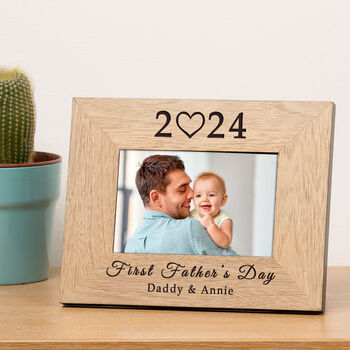 First Fathers Day Wood Frame 6x4, 2 of 2