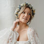 Blair Thistle Wedding Dried Flower Crown Wedding Headband, thumbnail 2 of 5