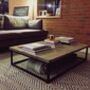 Industrial Reclaimed Cube Coffee Table Tv Stand 035, thumbnail 1 of 3