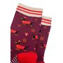 Sausage Dogs Autumn Leaves Toadstools Funny Bamboo Ankle Socks Women's, thumbnail 3 of 4