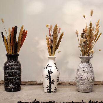 Lombok Motif Handmade Vase, 3 of 4