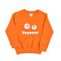 Monster Face Children's Sweatshirt, thumbnail 4 of 5