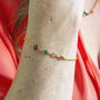 Mother And Three Children Birthstone Bracelet, thumbnail 1 of 5