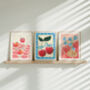 Mon Cheri Cherry Wall Art | Hand Painted Kitchen Print, thumbnail 11 of 13
