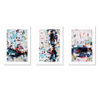 Set Of Three Modern Abstract Art Prints Set, 7 of 7