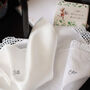 Mother Of The Bride Embroidered Handkerchief, thumbnail 8 of 10