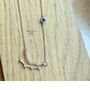 Capricorn Zodican Necklace With Capricorn Birthstone, thumbnail 2 of 3