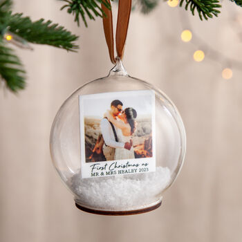 Couple's Photo Memory Bauble, 2 of 5