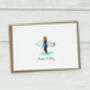 Personalised Surfer Girl Card, thumbnail 4 of 6