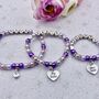 Personalised Best Big Sister Ever Charm Bracelet, Baby Shower Gift, thumbnail 8 of 11