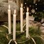 Set Of Four Numbered One To Four White Advent Candles, thumbnail 1 of 3