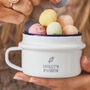 Enamel Personalised Sweet Pot, thumbnail 2 of 3