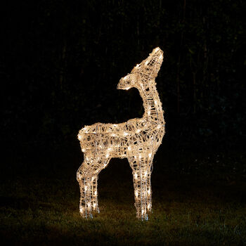 Twinkly Smart LED Outdoor Acrylic Christmas Fawn Figure, 12 of 12