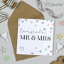 Manhattan Mr And Mrs Wedding Card, thumbnail 3 of 8