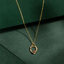 Small Branch Gold Vermeil Plated Birthstone Necklace, thumbnail 2 of 12