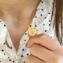Dotted Heart Initial Charm Necklace, thumbnail 9 of 12