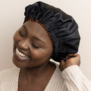 Personalisable Reversible Satin Bonnet 'Gifts For Her', 6 of 11