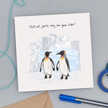 Chill Out Birthday Card By Rosa & Clara Designs | notonthehighstreet.com