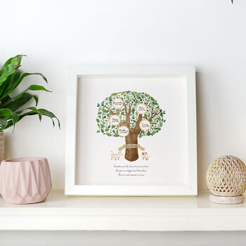 Personalised Family Tree Art Print, 2 of 5