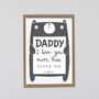 Personalised Daddy Father's Day Card, thumbnail 3 of 6