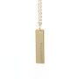 Personalised Gold Plated Bar Necklace, thumbnail 5 of 5