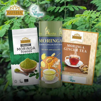 Moringa Lemon Ginger Tea 100g, 6 of 6