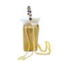 Tuparro Gold Small Handwoven Straw Basket Bag, thumbnail 3 of 7