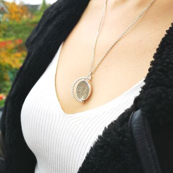 Sixpence 60th Birthday Spinner Necklace, 12 of 12