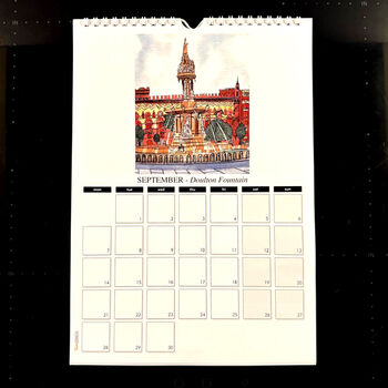 2026 Glasgow Calendar, 10 of 12