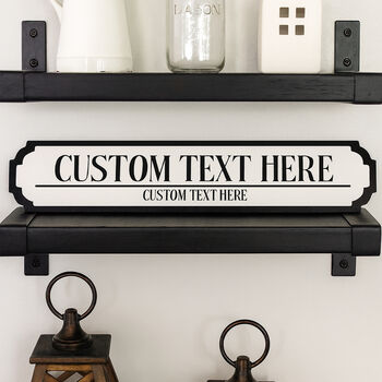 Personalised Road Sign Custom Text Plaque, 6 of 6