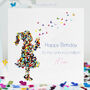 Birthday Mum One In A Million Butterfly Kisses Card, thumbnail 1 of 10