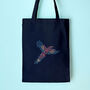 Parrot Tote Bag Embroidery Kit, thumbnail 1 of 5