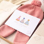 Personalised Big Bobble Knitted Baby Hat, thumbnail 4 of 12