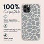 Blue Giraffe Biodegradable Phone Case, thumbnail 2 of 8