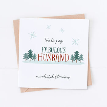 Fabulous Husband Christmas Card, 2 of 4