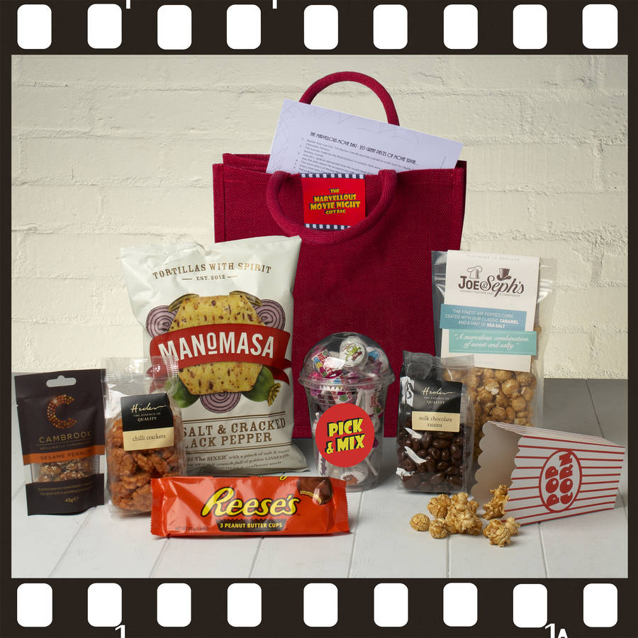The Marvellous Movie Night Gift Bag With Movie Trivia, 1 of 5