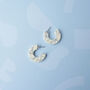 Marmaro Mini Hoop Earrings, thumbnail 3 of 4