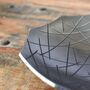 Large Steel Bowl Decagon / Ten Sided With Chisel Desgin, thumbnail 6 of 9