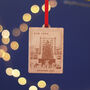 Wooden Christmas Travel Memories Personalised Bauble, thumbnail 10 of 10