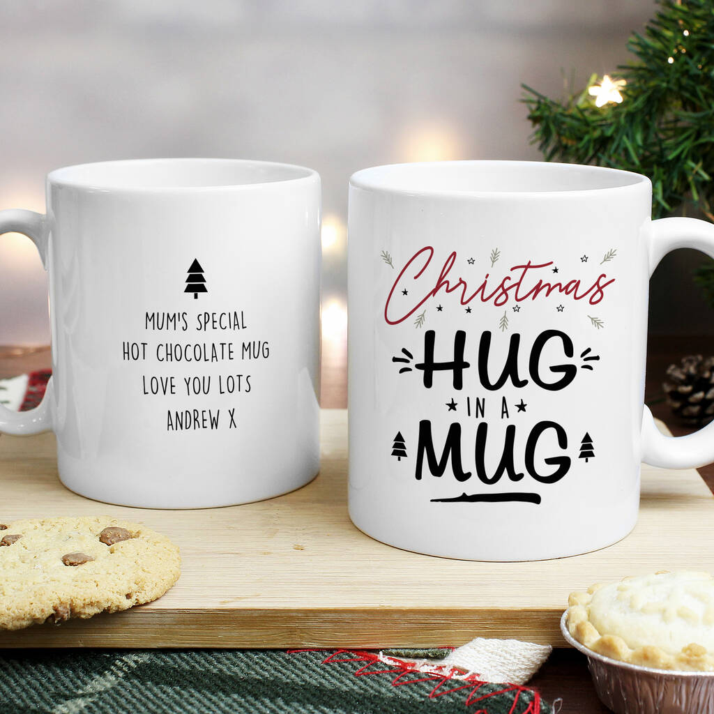 Personalised Christmas Hug In A Mug By Blackdown Lifestyle ...