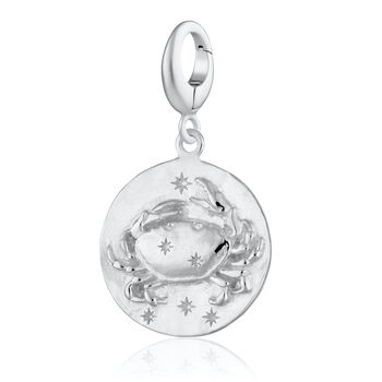 Cancer Zodiac Necklace, Sterling Silver Or Gold Plated, 6 of 9