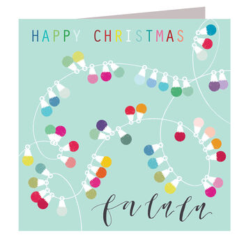 Christmas Lights Greetings Card, 2 of 5