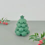 Green Christmas Tree Candle And Christmas Decoration, thumbnail 8 of 11