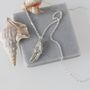 Silver Crab Claw Necklace, Cancer Zodiac Necklace, thumbnail 4 of 7