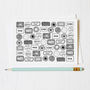 Biscuit Collection Illustrated Blank Greeting Card, thumbnail 4 of 10