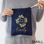 Personalised Holly Wreath Christmas Sack, thumbnail 6 of 9