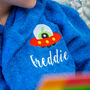 Personalised Space Themed Kids Bathrobe, thumbnail 4 of 11