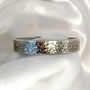 Sterling Silver Hammered Cuff Bangle, thumbnail 2 of 6